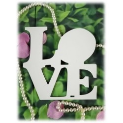 Love con soporte 22X20CM 2024