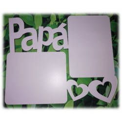PAPÁ DOBLE FOTO 27 X 20 CM...