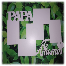 PAPÁ TE AMAMOS 28x18cm 2022
