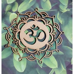 MANDALA OM  15 CM SIN BASE