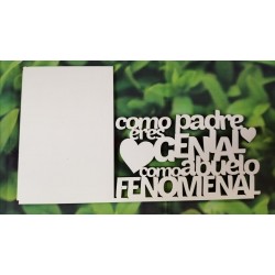 Como Padre eres genial como...